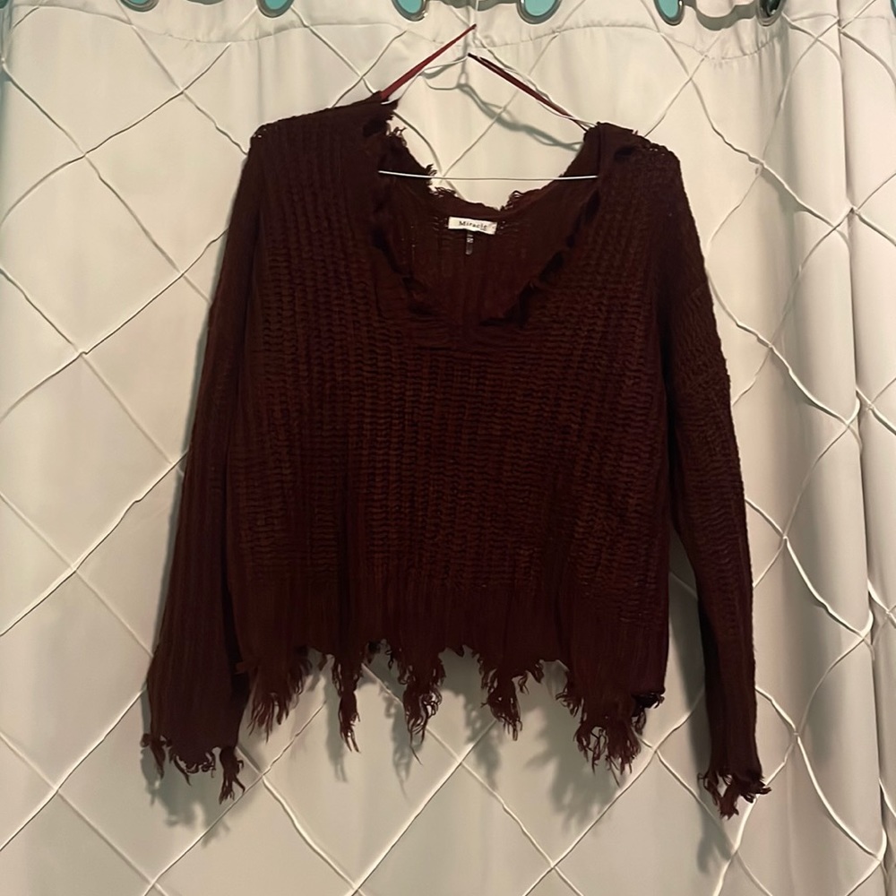 Miracle USA Maroon Sweater (Size S/M)